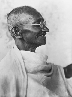 Indian leader Mahatma Gandhi