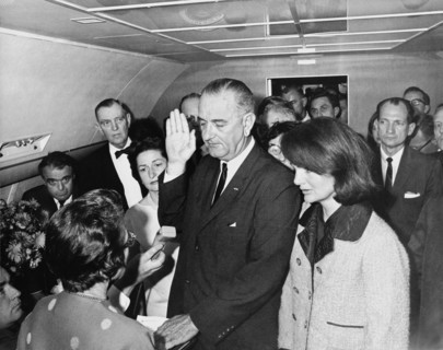 Lyndon Johnson Sworn In