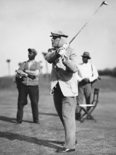 John D. Rockefeller Golfing