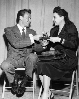 Frank Sinatra Signs For Fan