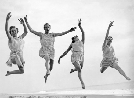 Four Dancers Leaping