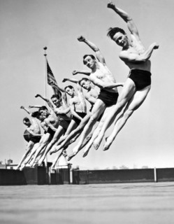 Rooftop Dancers In New York