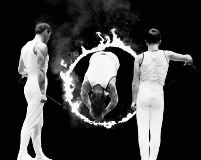 Somersault Through Flames