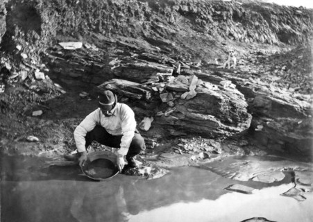 Panning For Gold In Alaska