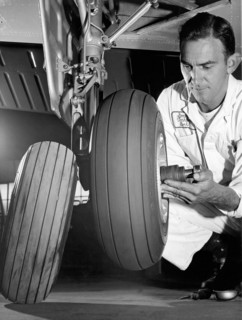 Changing Tires On A Plane