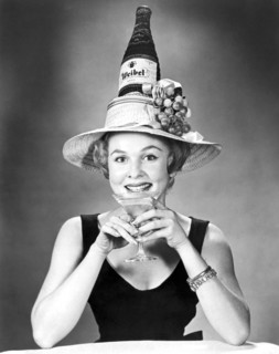 Woman With Champagne Hat