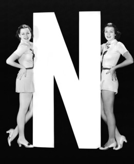 The Letter "N"  And Two Women
