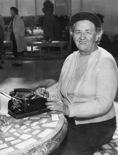 A Woman Journalist Typing
