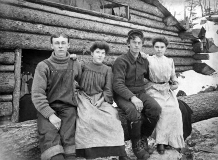 Four Settlers In The West