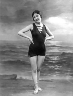 French Woman In A Bathing Suit