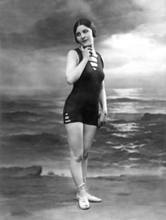French Woman In A Bathing Suit