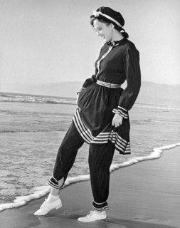 Woman In 1910 Bathing Suit