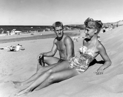 Young Adults On A Beach