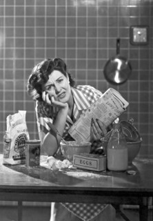 Frustrated Woman Baker