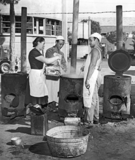 Rome, Italy:  August 23, 1947.
Cinecitta, the fabulous movie making center built by Mussolini, now