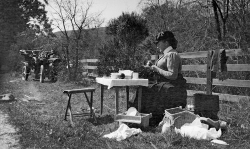 Roadside Picnic In 1908