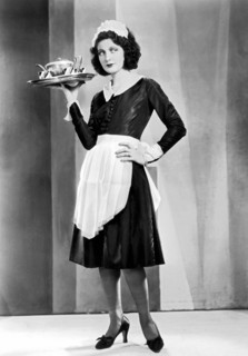 Waitress With Serving Tray