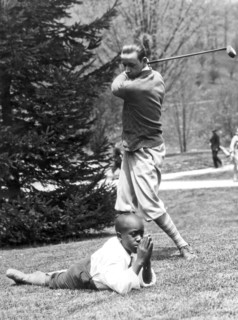 Teeing Off Head Of Caddy