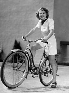 Woman On A Bicycle