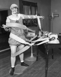 Woman Tangled In Shimmy Straps