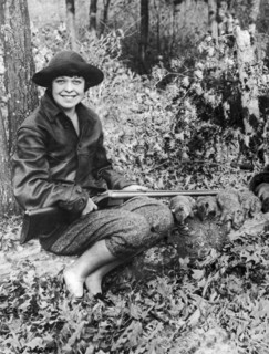 Woman Squirrel Hunter