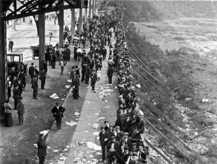 Fans Wait For Series Tickets.