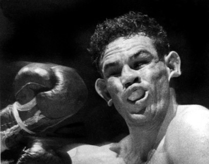 Boxer Catches A Left Hook