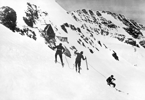 Summer Ski Race In Switzerland