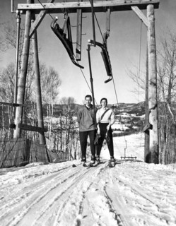 Ski Lift At Saint-Sauveur