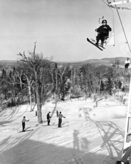 Ski Lift In  Canada