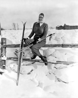 Skier Takes Sunshine Break