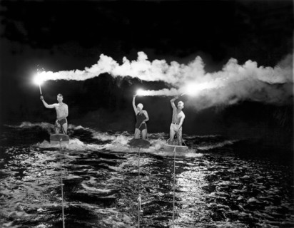 Aquaplaning By Fiery Night