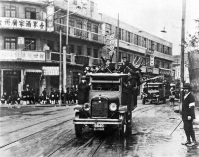 Japanese Marines In Shanghai