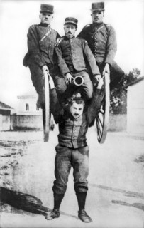 French Strongman Lifts Cannon