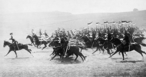 British Lancers Charging