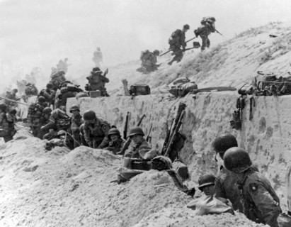 American Troops At Utah Beach
