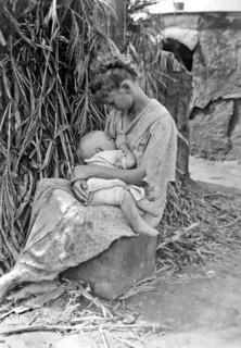 Mother Breast Feeding A Baby
