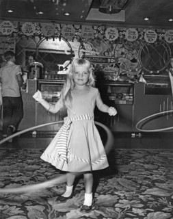 The hula hoop craze sweeps the country