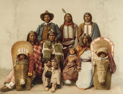 Ute Chief And His Family