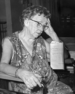 Elderly Woman At Hospital