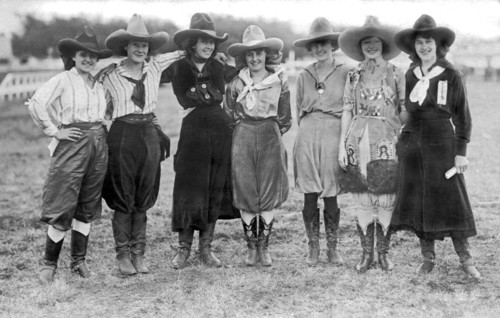 The Cheyenne Rodeo RoundUp Cowgirls