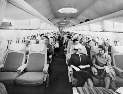 Model Of Boeing 707 Cabin