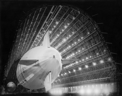 USS Macon In Hangar One