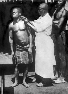 A Native Being Inoculated