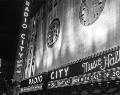 Radio City Music Hall Marquee
