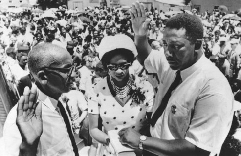 Charles Evers Becomes Mayor