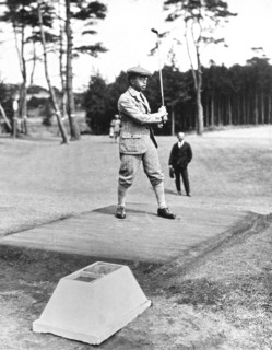 Prince Hirohito Golfing