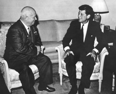 Kennedy And Khrushchev Meet