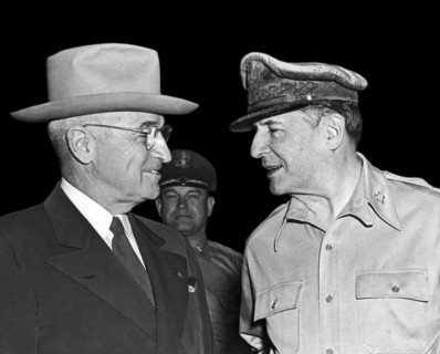 Harry Truman and Douglas MacArthur