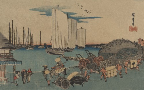 Okido at Takanawa (Takanawa okido no zu) 1832
